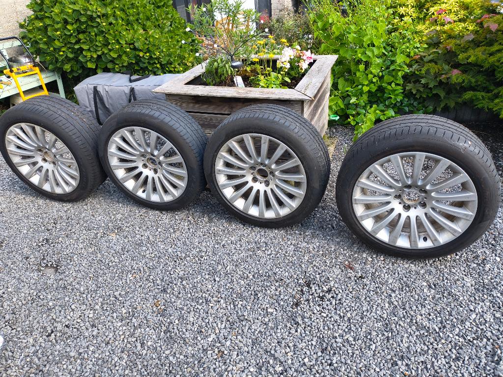 Originele BMW F01- 7 series. Style 235 Breedset 19 inch., Auto-onderdelen, Banden en Velgen, Overige, Gebruikt, Overige, Banden en Velgen