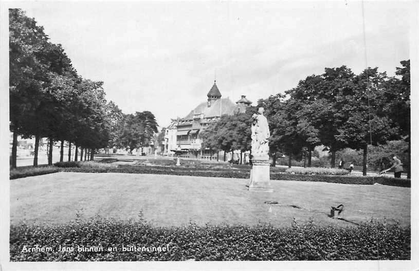 380-309-007 Arnhem Jans Binnen en Buitensingel, Verzamelen, Verzenden, Voor 1920, Gelderland