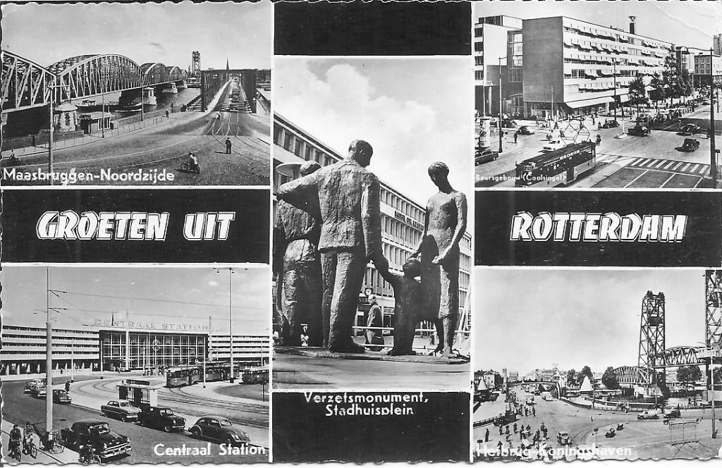 Groeten uit Rotterdam, Ophalen of Verzenden, 1960 tot 1980, Gelopen, Zuid-Holland