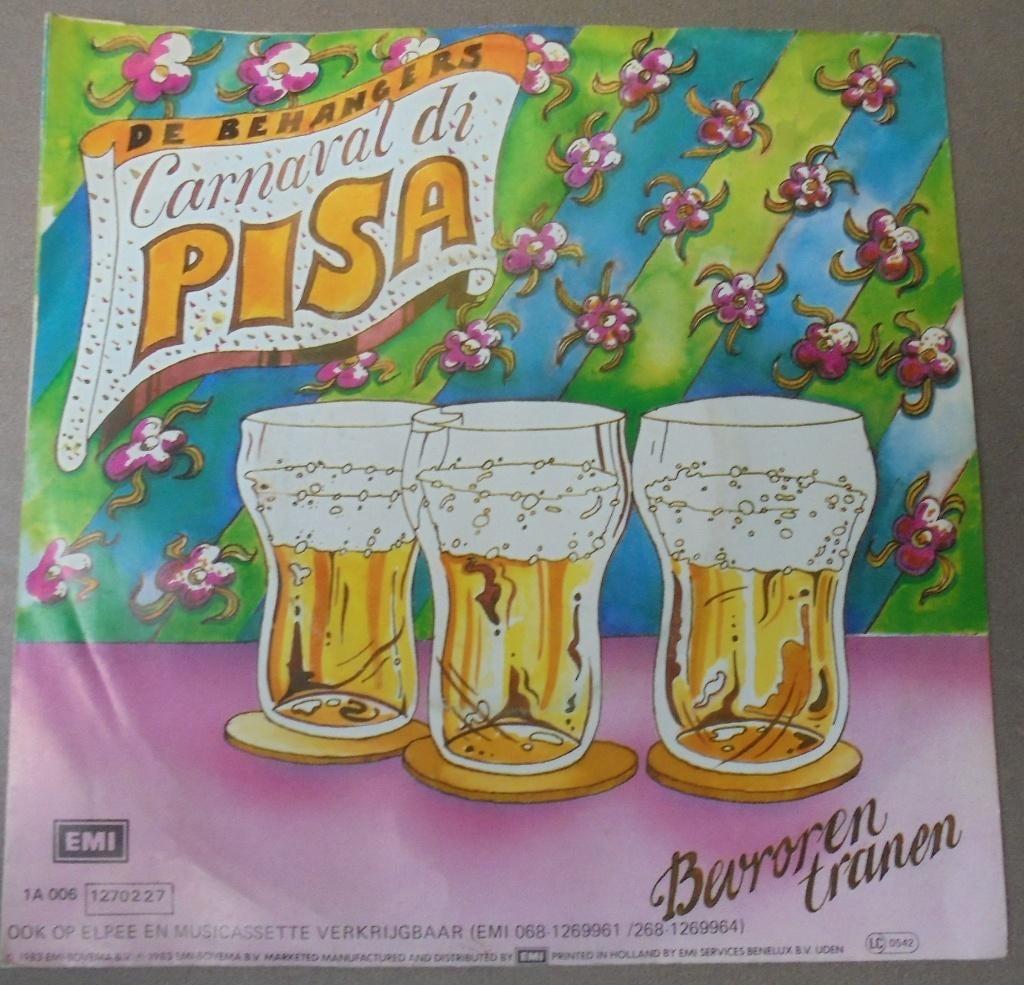Nederlandstalig CARNAVAL DI PISA de behangers, Cd's en Dvd's, 7 inch, Single, Ophalen of Verzenden, Zo goed als nieuw