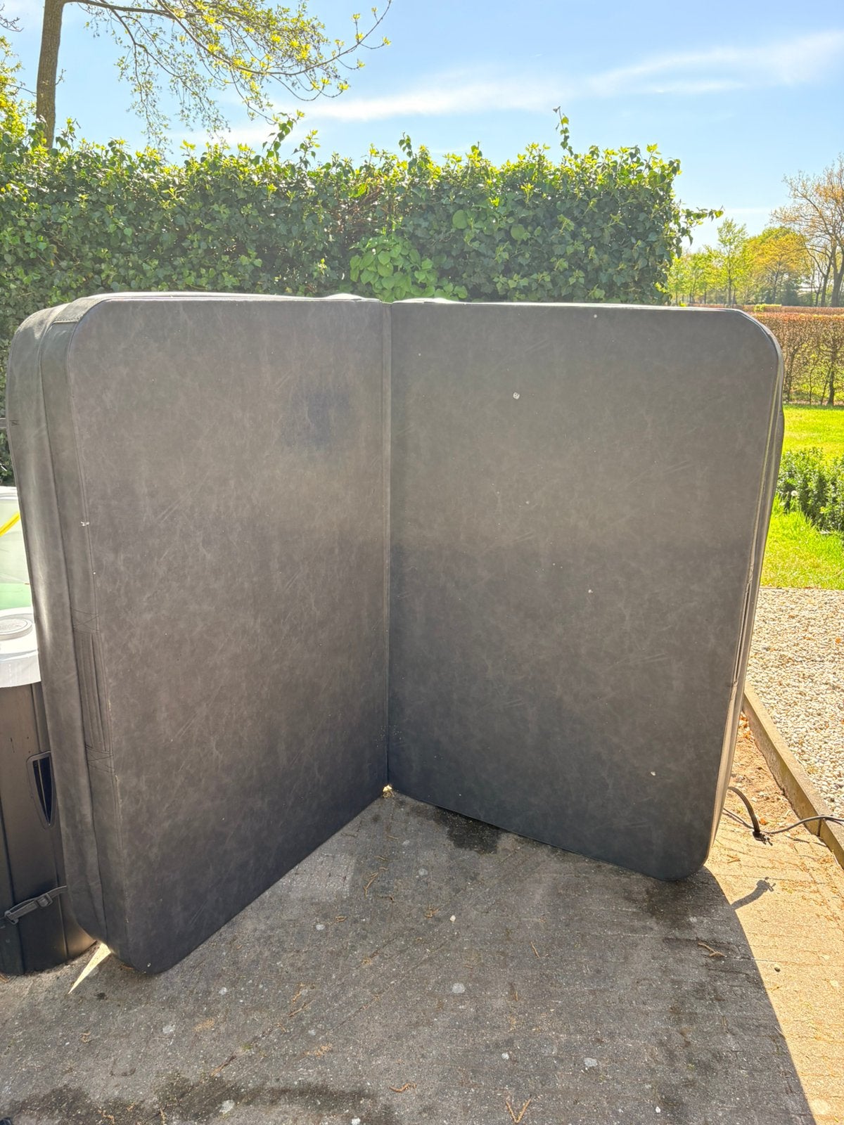 Spa jacuzzi cover deksel afdekking 200 x 200 cm, Ophalen of Verzenden, Zo goed als nieuw, Afdekzeil