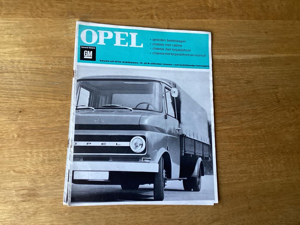 Opel Blitz Bedrijfsauto bestelwagen Brochure (Jaren '60), Boeken, Ophalen of Verzenden, Zo goed als nieuw, Opel