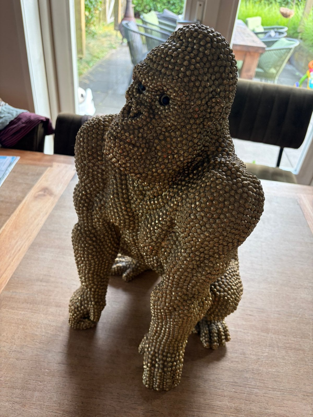 Kare design Gorilla 44 cm, Ophalen, Gebruikt, Goud, Modern