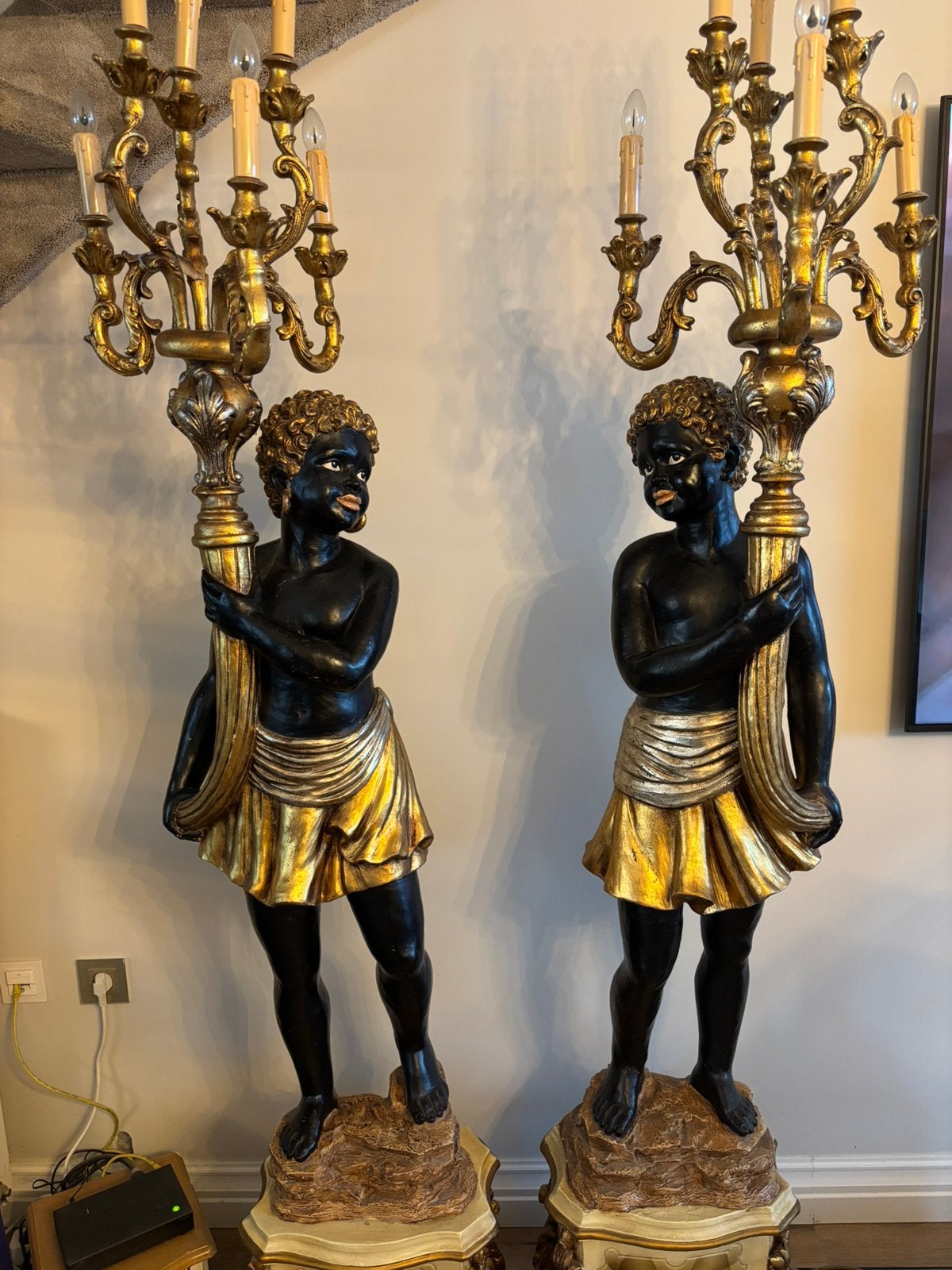 Set moor lampen, Ophalen, Overige materialen