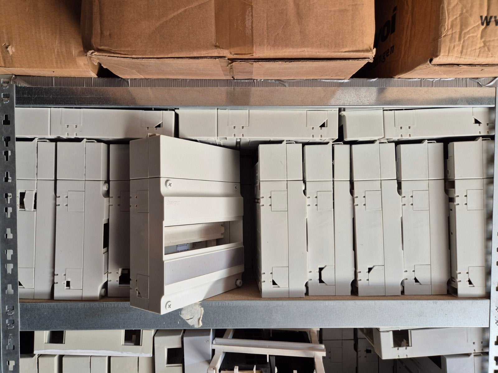 Partij Hager Meterkasten (10 stuks), Gebruikt, Postbus 123, 1234 AB, Plaats, Info@hager.nl, Hager B.V.
