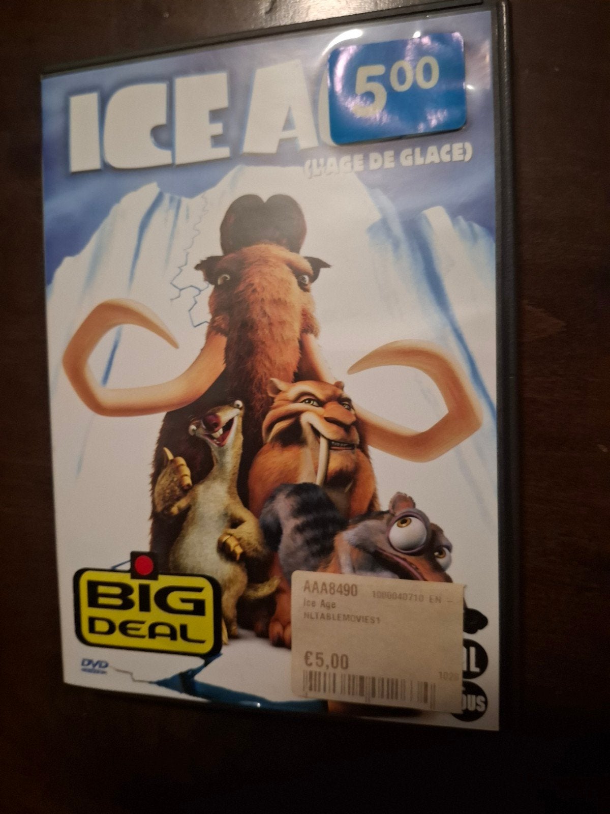 Ice Age DVD - Familie animatiefilm, Gebruikt, Animatie, Alle leeftijden, Ophalen of Verzenden