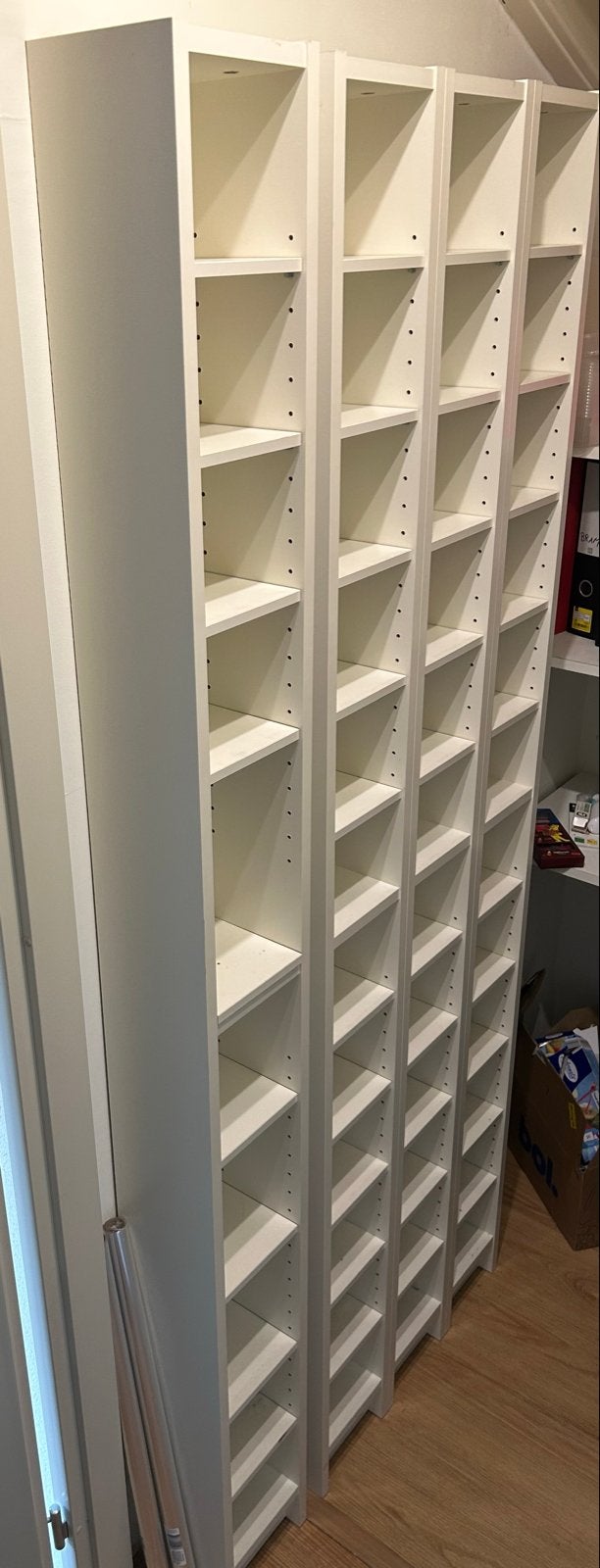 4x IKEA Gnedby/Billy CD-kasten - Wit, Huis en Inrichting, Ophalen, Gebruikt, 150 discs of meer, Hout