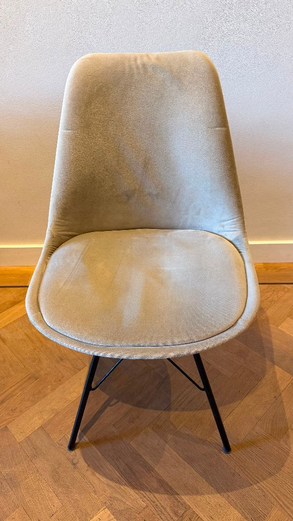 KICK VELVET Kuipstoel Champagne, Ophalen, Gebruikt, Overige kleuren, Modern, luxe, industrieel