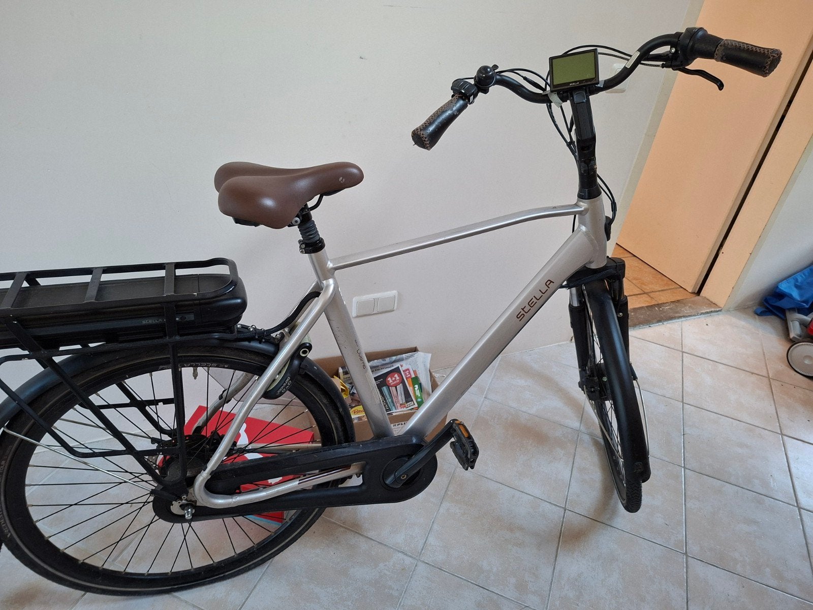 Te koop Stella e bike herenfiets, Ophalen, Gebruikt