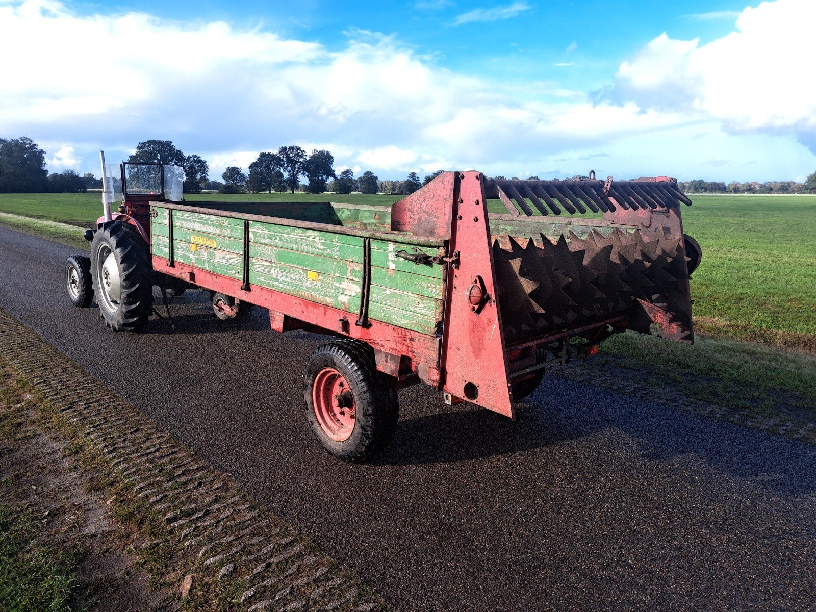 meststrooier mestverspreider agrarisch landbouw mestwagen Pk, Ophalen of Verzenden, Bollenteelt, Grondbewerking