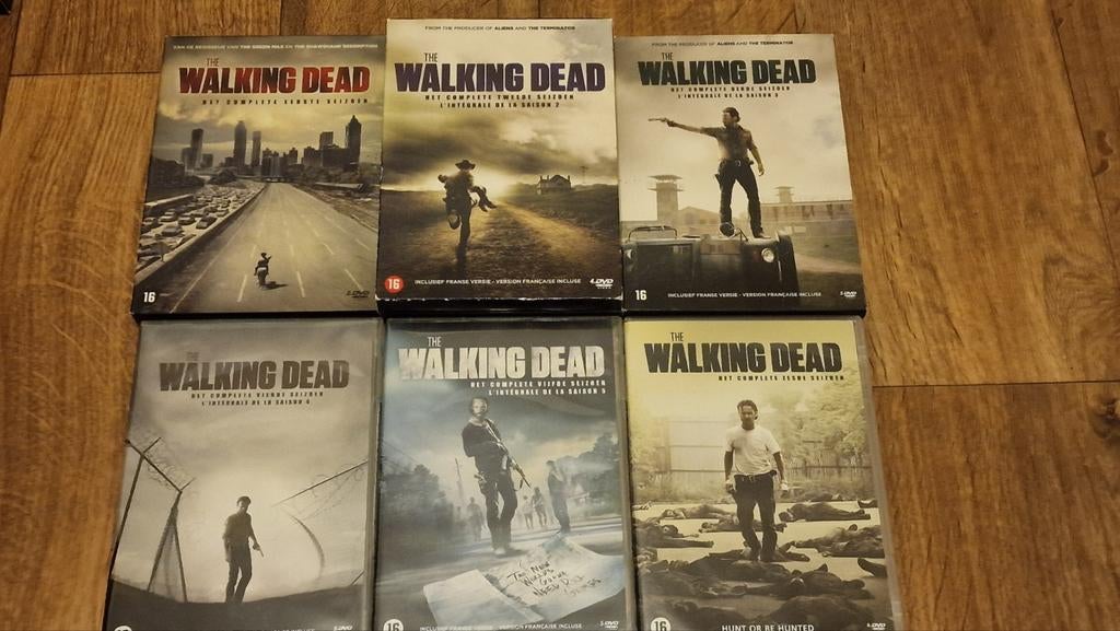 The walking dead dvd season 1 tm 6, Vanaf 16 jaar, Ophalen of Verzenden, Zo goed als nieuw, Horror