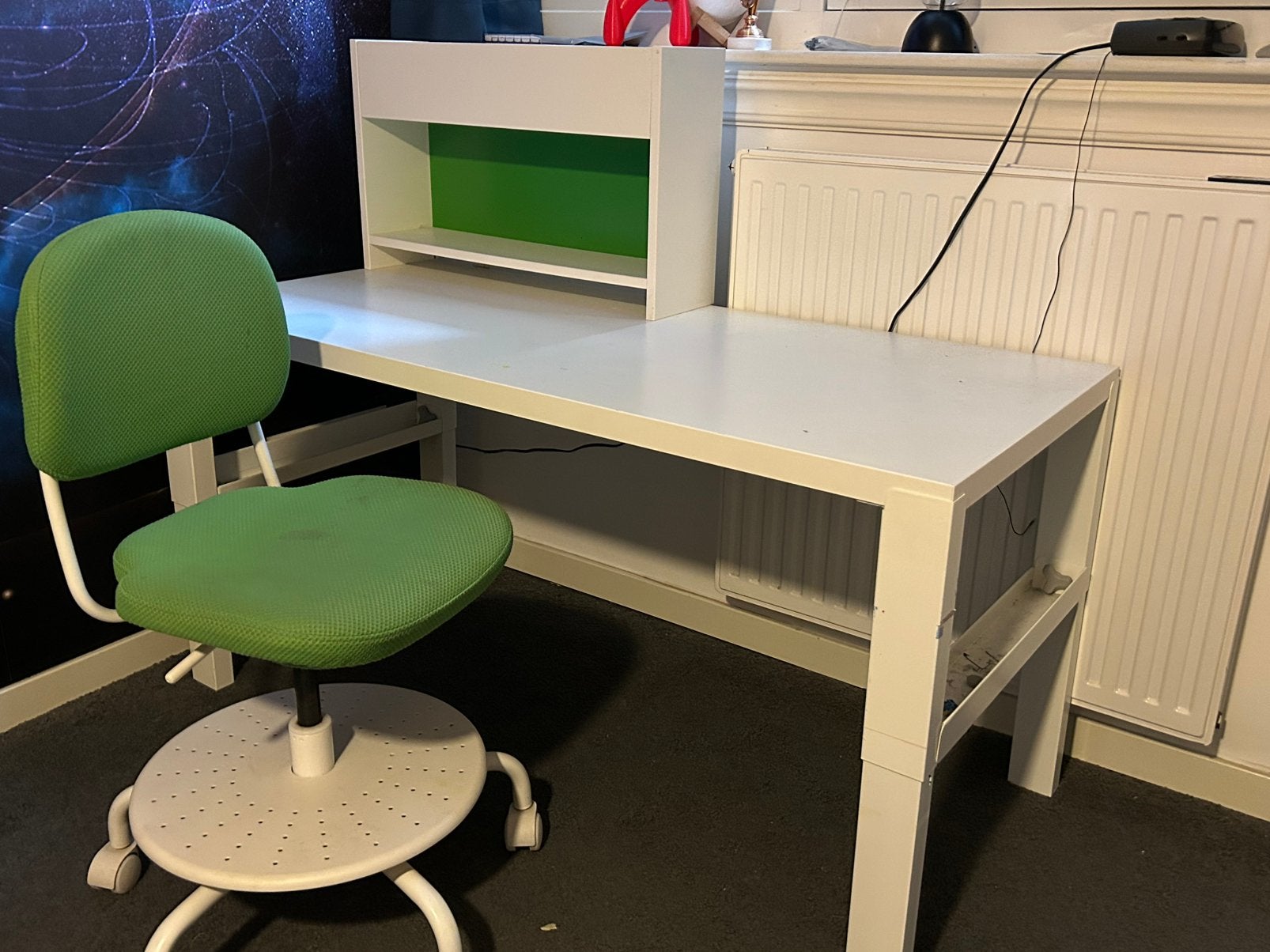 Kinderbureau Pahl Ikea, Huis en Inrichting, Ophalen, Gebruikt, 128 cm, Kinderbureau