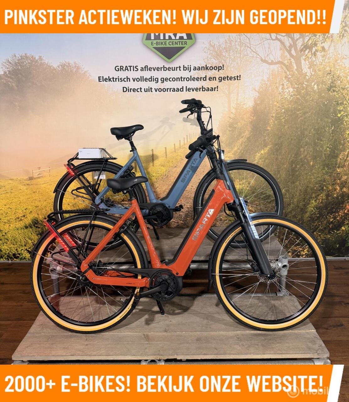 OP=OP JONG GEBRUIKTE E-BIKES NU IN KORTING BIJ MRA EBIKE, Sparta