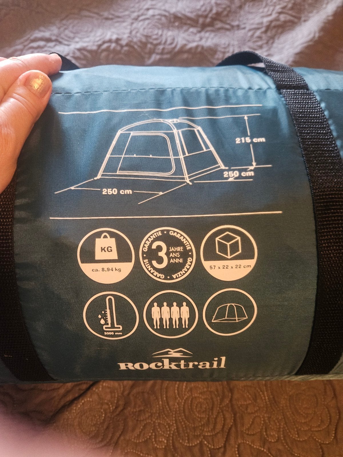 Rocktrail Opzetzelt voor 6 personen - Nieuw in doos, Caravans en Kamperen, Ophalen, Nieuw