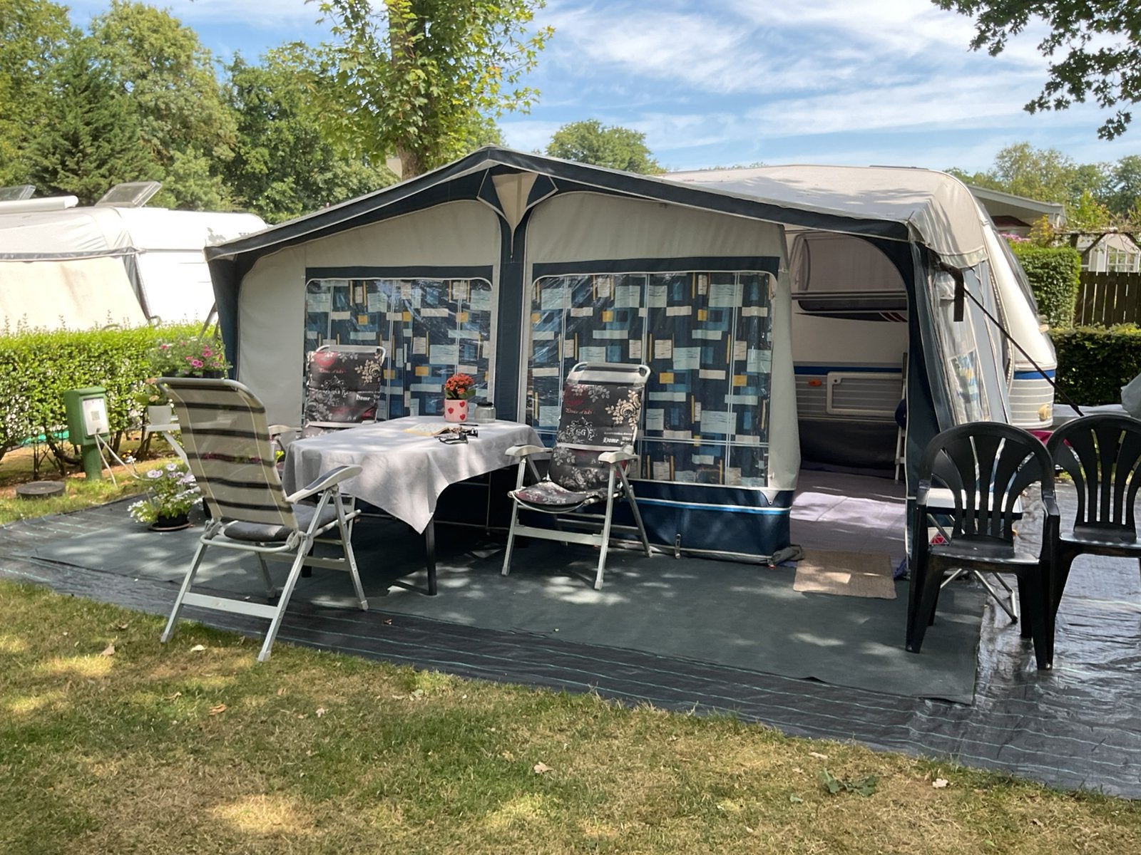 Te koop: tec caravan Travel king, Caravans en Kamperen, Ophalen, Gebruikt