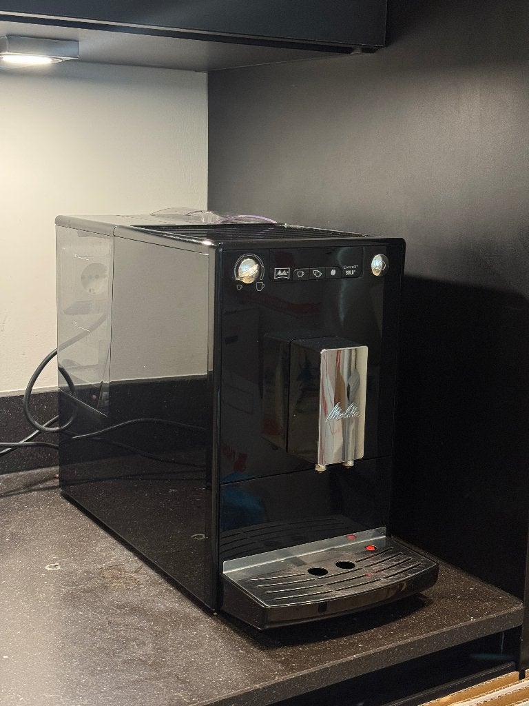 Melitta Caffeo Solo volautomaat zwart – incl. handleiding, Ophalen, Gebruikt, Koffiemachine, Koffiebonen