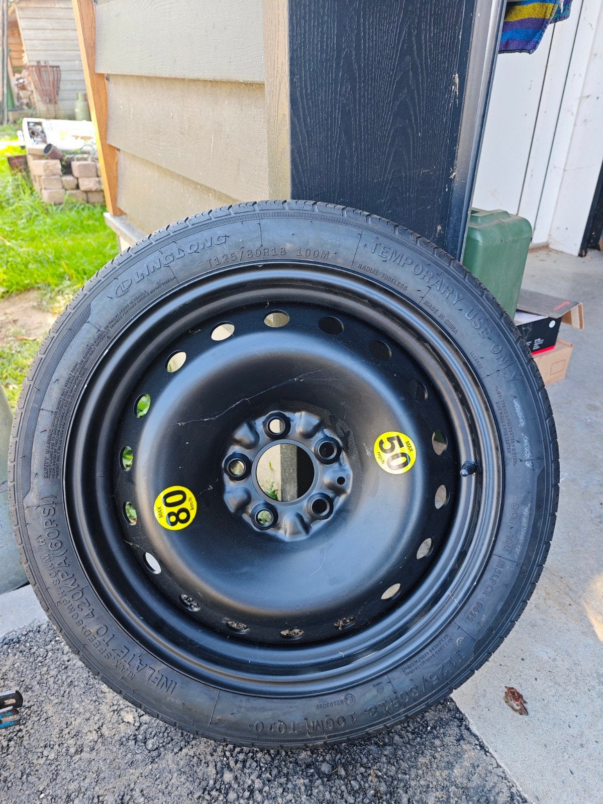 BMW reservewiel T125/80R18 nieuwstaat, Ophalen, Nieuw, BMW