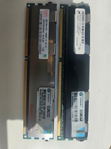 16GB (2x8GB) DDR3 ECC Reg Server Geheugen, Computers en Software, RAM geheugen, Server, DDR3, Ophalen of Verzenden, Zo goed als nieuw