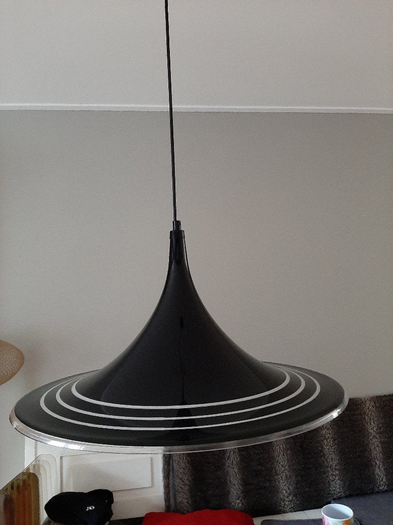 Heksenhoed lamp Meblo Guzzini 1980, Ophalen of Verzenden, Zo goed als nieuw, Kunststof, Guzzini Heksenhoed.