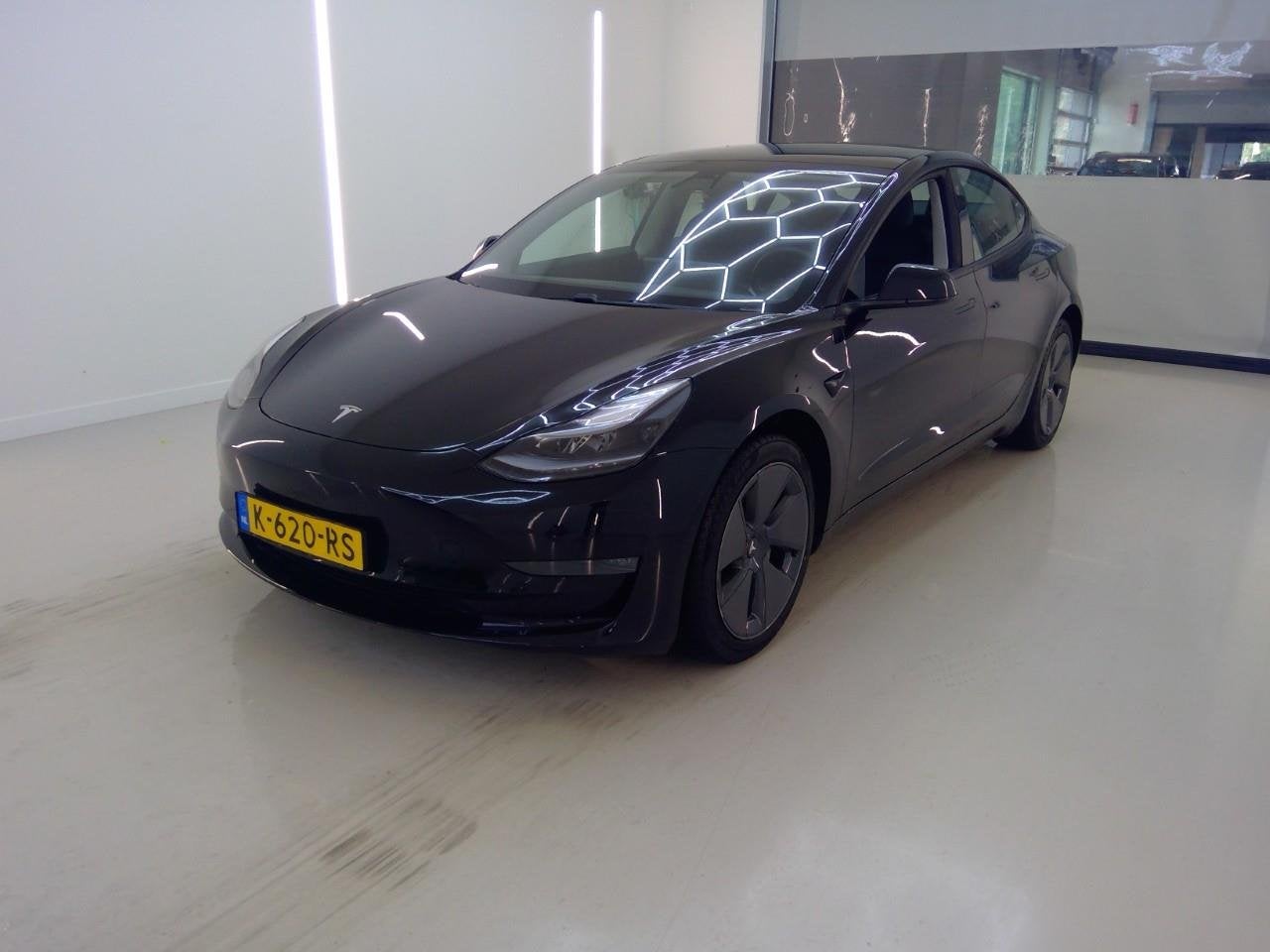 Tesla Model 3 Long-Range AWD 351pk 75 kWh FACELIFT 91% SoH [, Automaat, Gebruikt, Zwart, Zwart