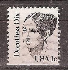 USA, Dorothea Dix, 1983., Ophalen of Verzenden, Gestempeld, Noord-Amerika
