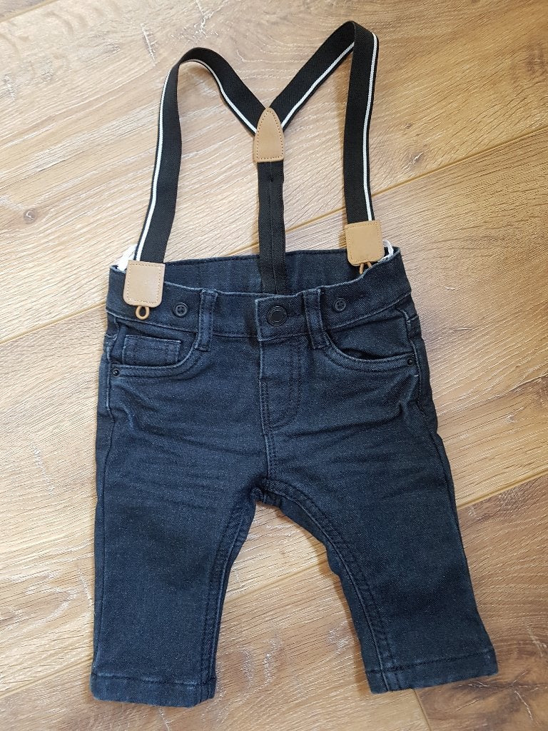 Nieuw zwart spijkerbroekje maat 62, Ophalen of Verzenden, Nieuw, Jongetje, Broekje