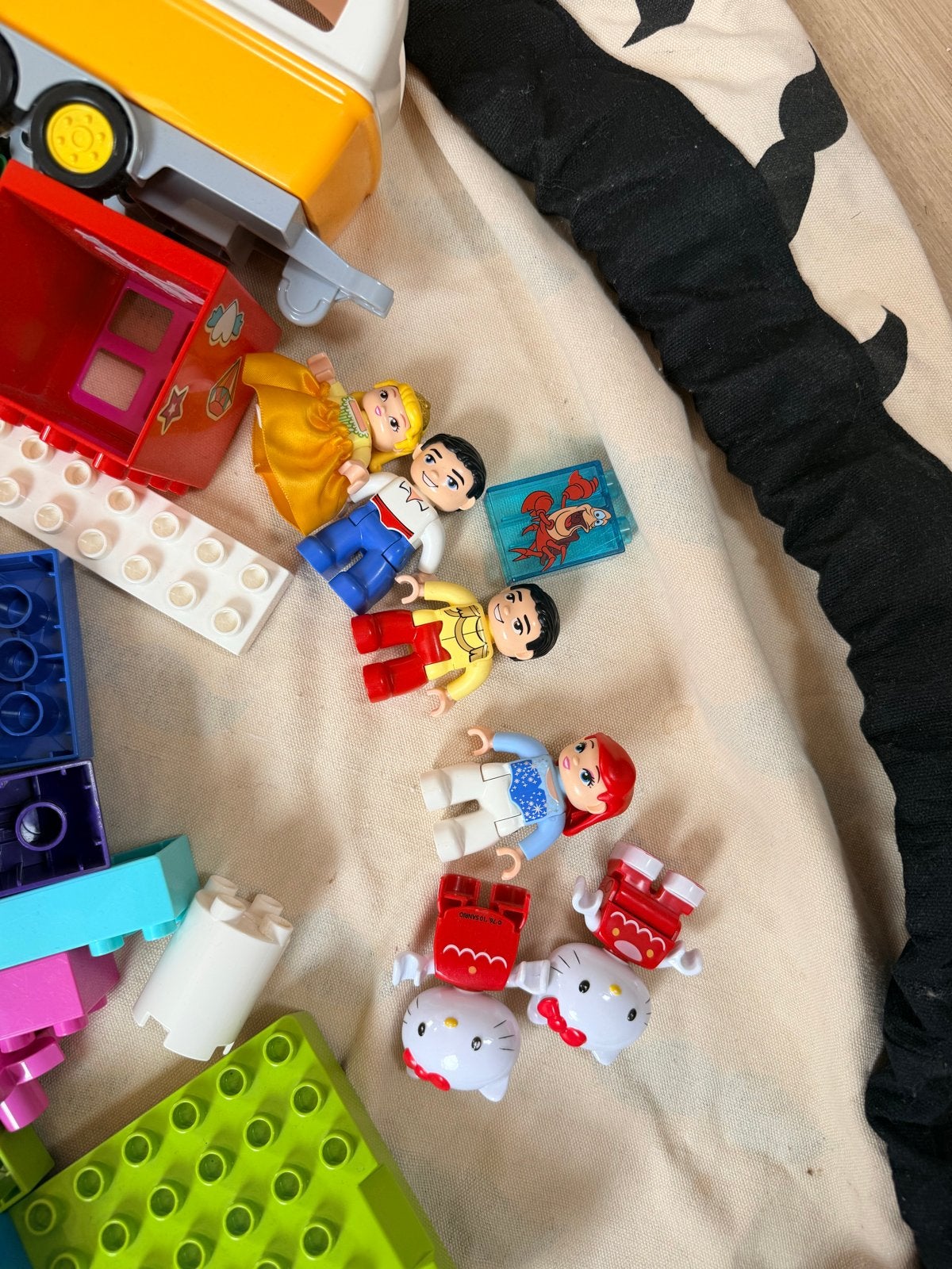 LEGO Duplo en Play & Go speelzak/opbergzak snorren, Ophalen, Gebruikt, Overige merken