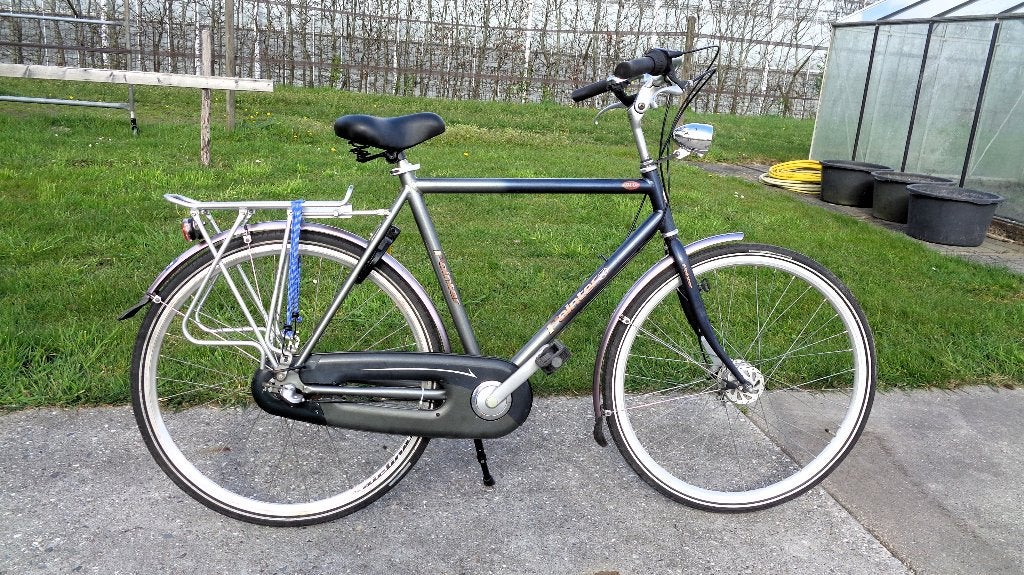 Pointer Alu herenfiets - 3 versn./ 57 frame / 28 inch -, Gebruikt, Versnellingen, 57 tot 61 cm, Trommelrem
