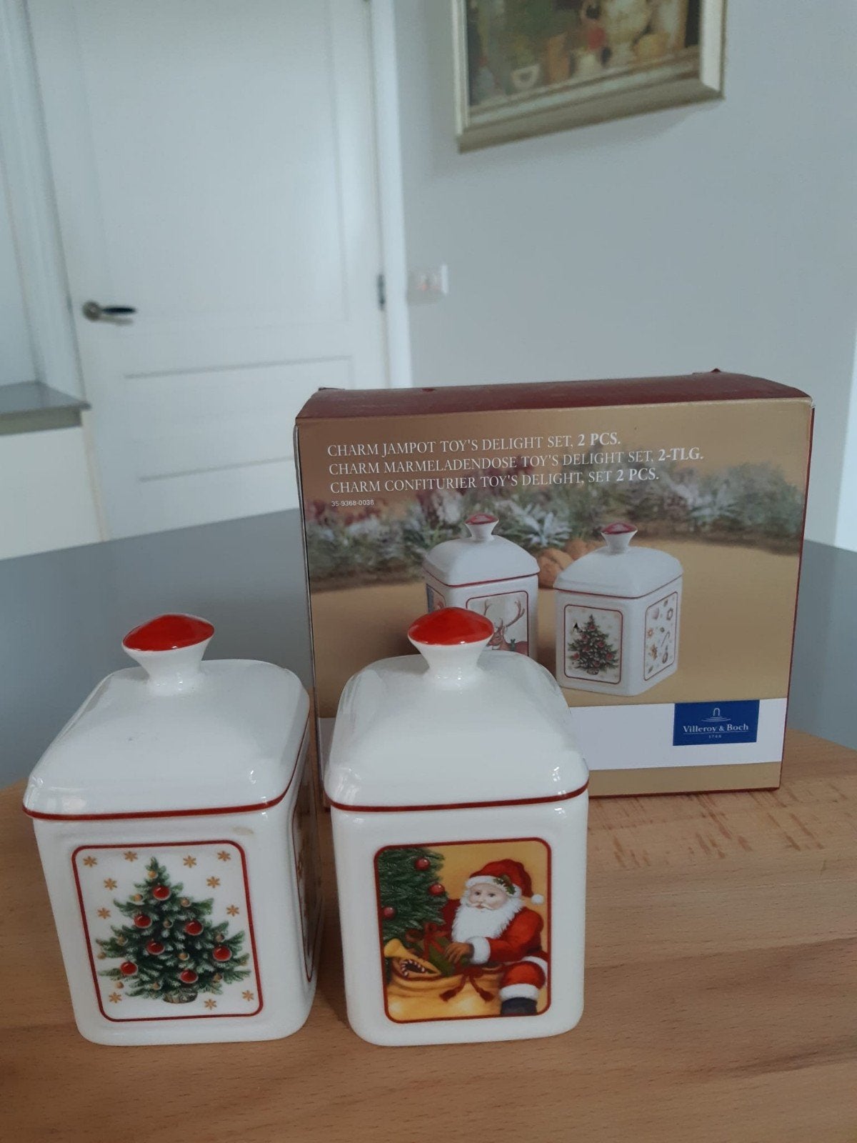 Jampotjes Kerst Villeroy en Boch Toy's Delight, Ophalen of Verzenden, Nieuw