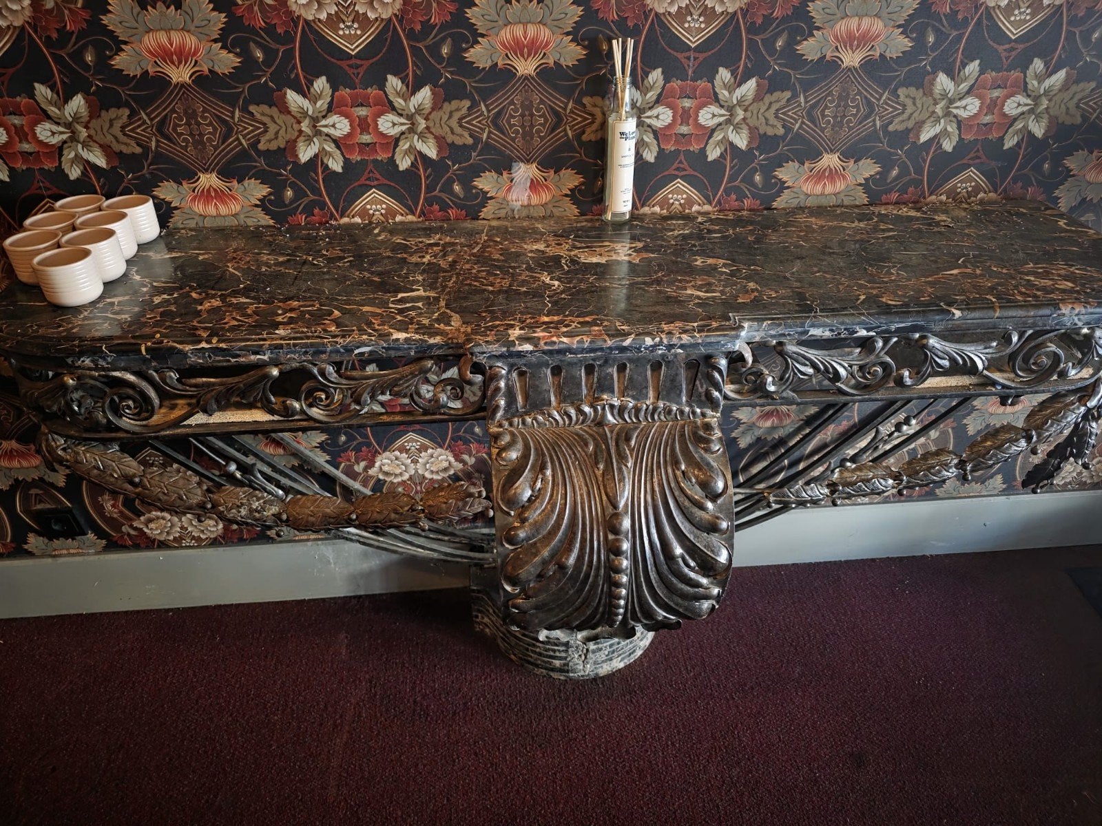 Exclusieve wandtafel Italiaanse barok / neoklassieke stijl, Ophalen