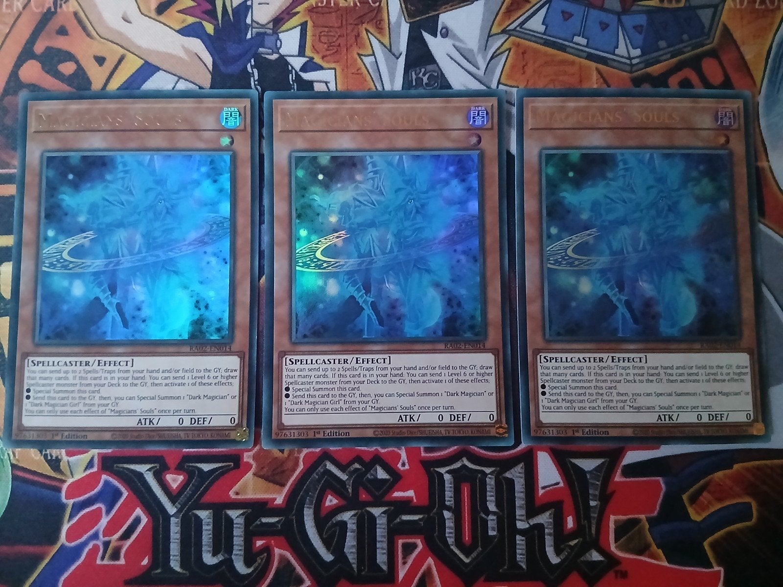 Magician Souls - Ultra Rare RA02 Playset - Yu-Gi-Oh, Ophalen of Verzenden, Zo goed als nieuw, Meerdere kaarten, Foil
