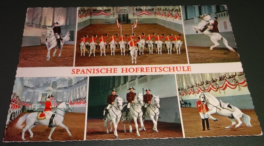 Paarden - Spanische Hofreitschule - KHo04, Verzamelen, Verzenden, 1980 tot heden, Gelopen, Paard