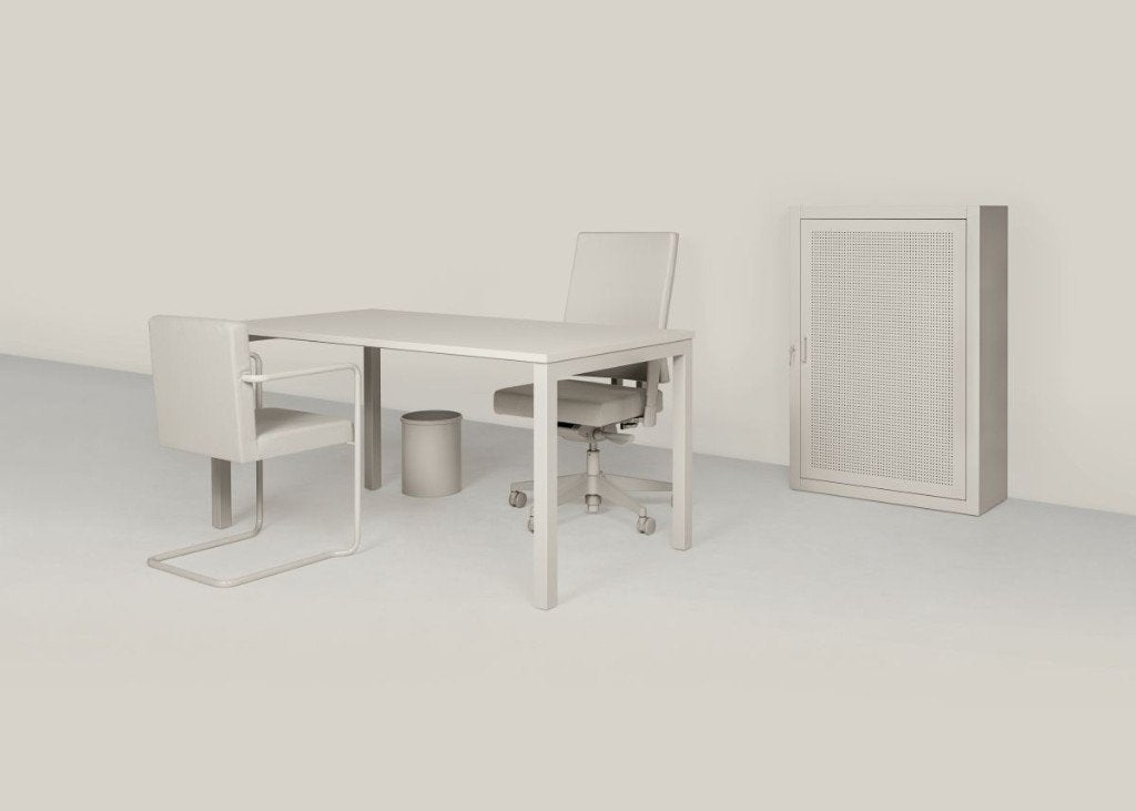 Boring Collection bureaus, Huis en Inrichting, Bureaus, Ophalen, 160 cm, Gebruikt, Spaanplaat of MDF