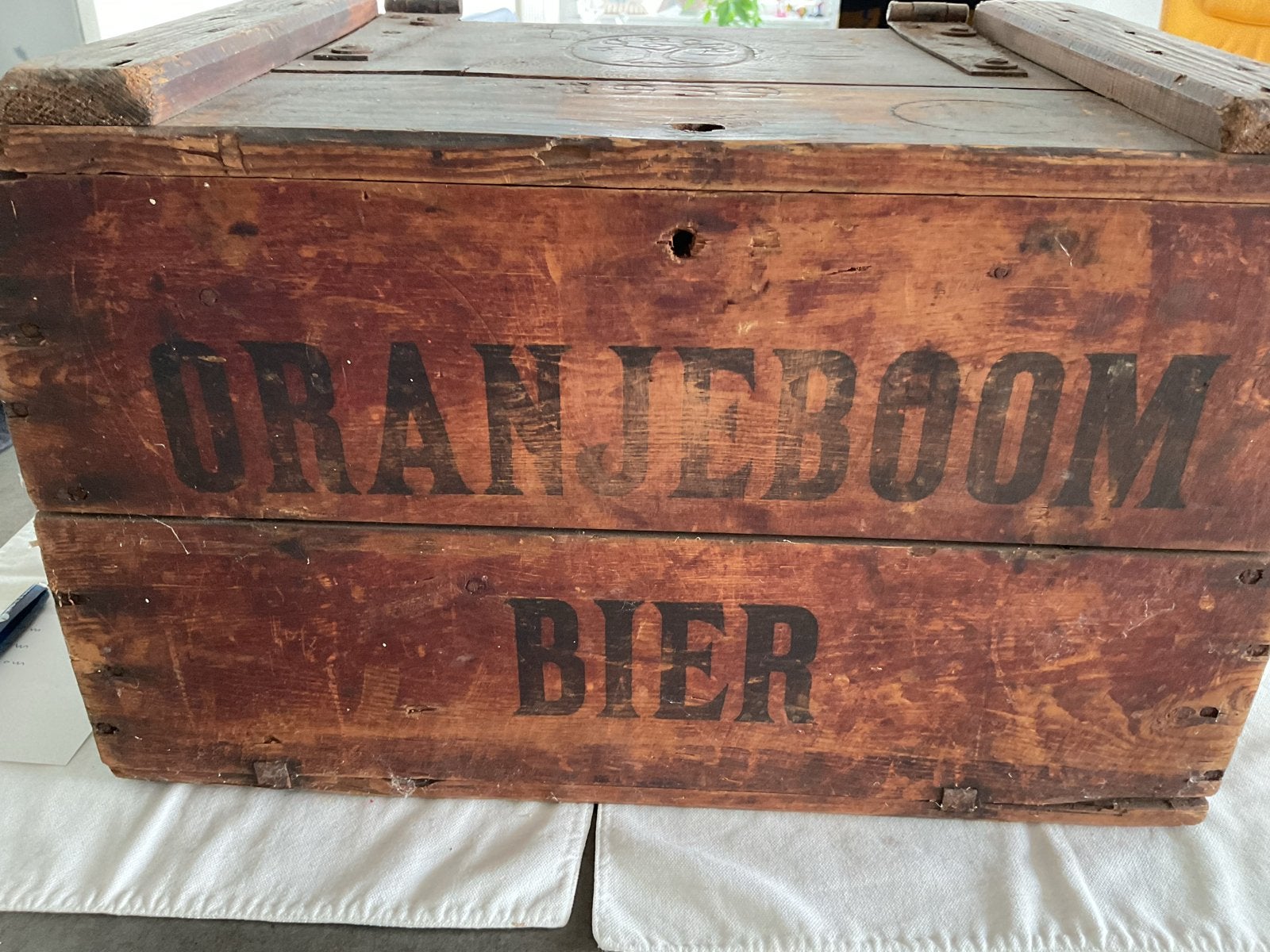 Antieke Oranjeboom Bierkrat uit 1939 - Rotterdam, Ophalen