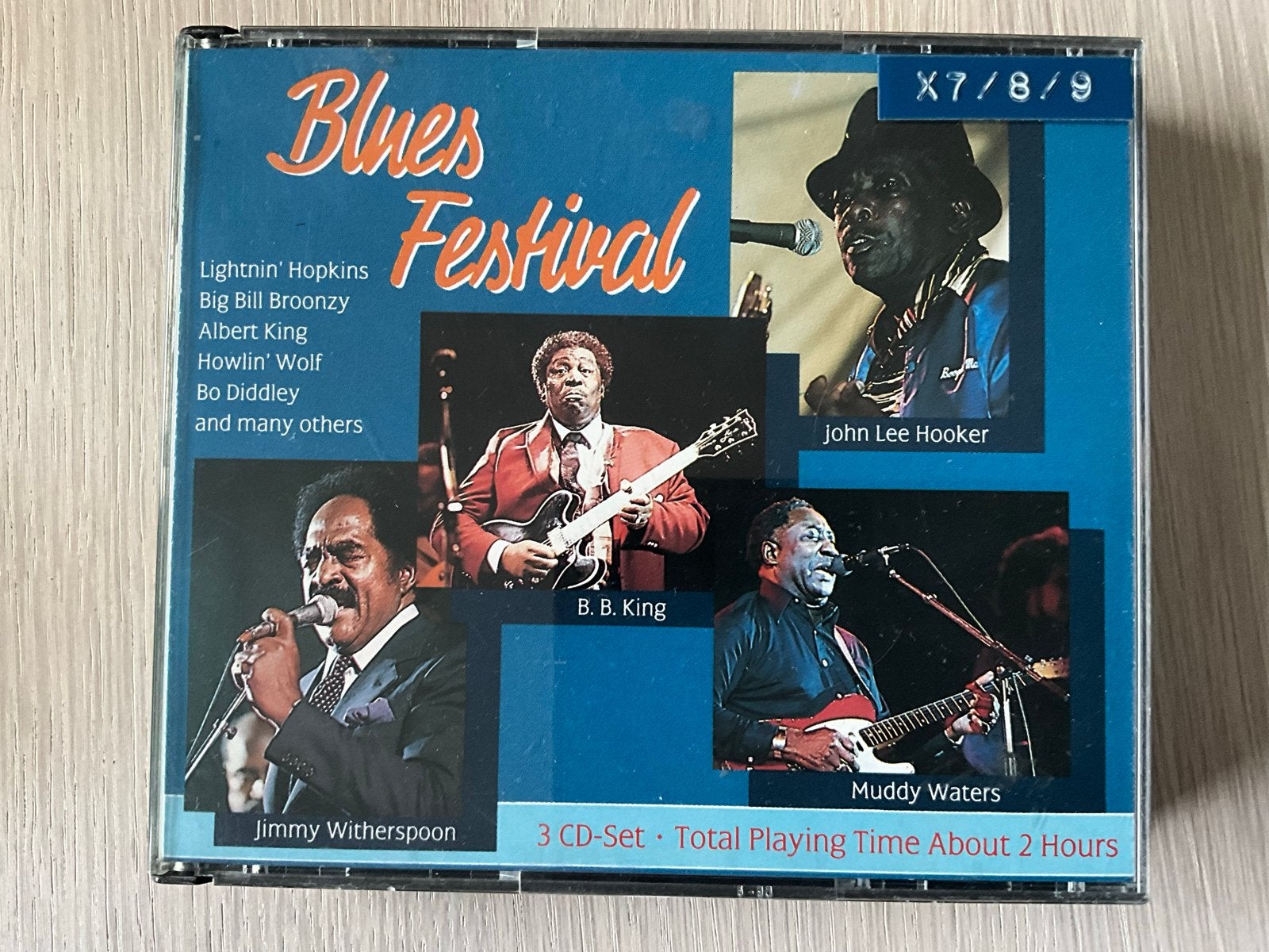Blues Festival 3 CD-Set met John Lee Hooker, B.B. King, Gebruikt, Boxset, Ophalen of Verzenden, Blues