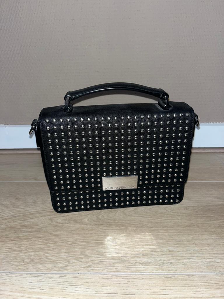 Karl lagerfeld tas, Ophalen of Verzenden, Zo goed als nieuw, Zwart, Handtas