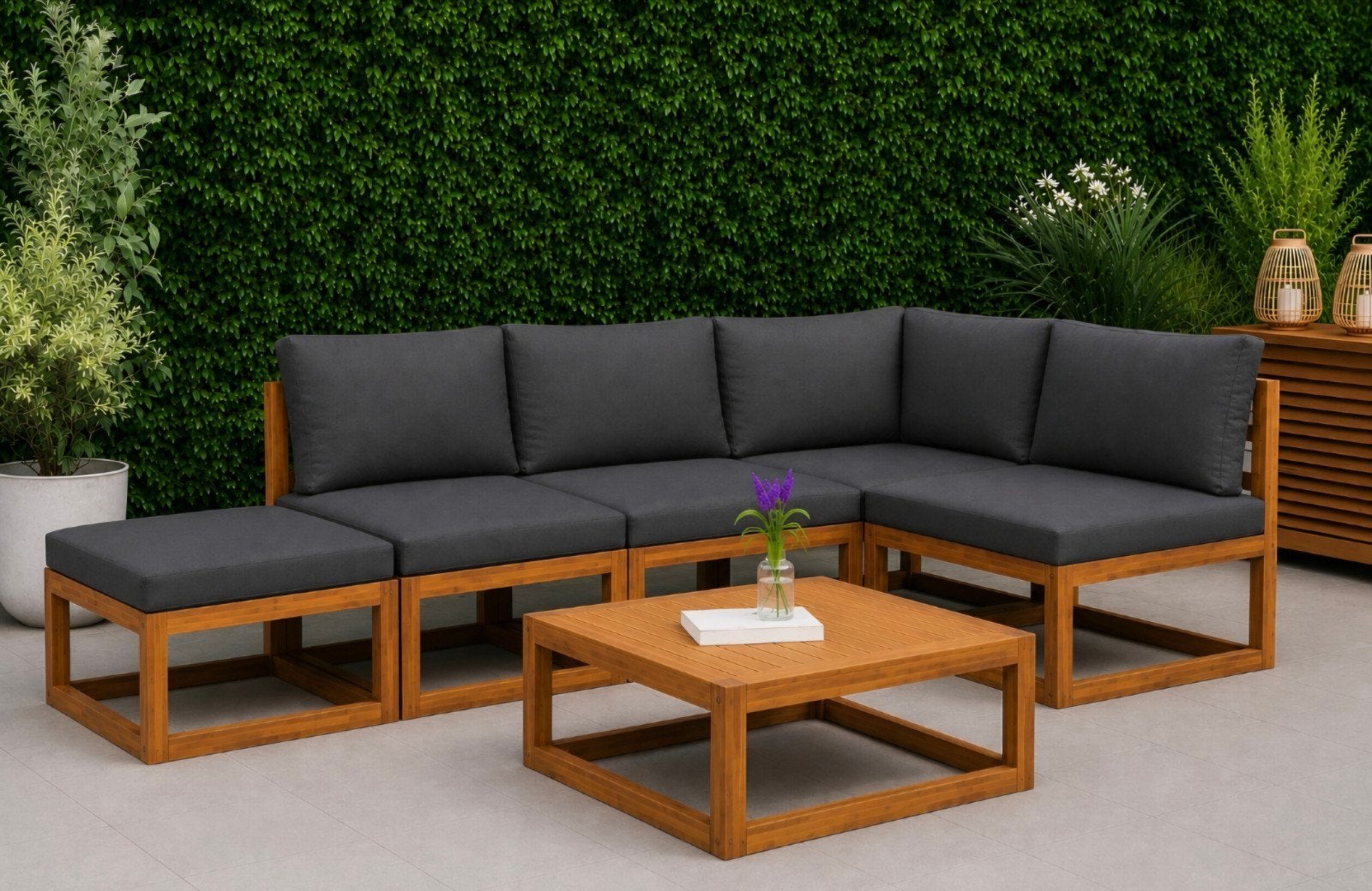 Nieuwe loungeset, Tuin en Terras, Ophalen, 5 zitplaatsen, Nieuw, Loungeset
