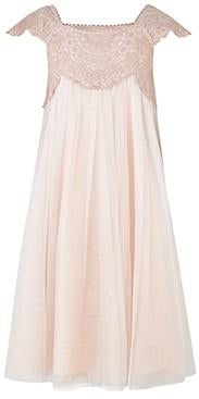 Monsoon poeder-roze glinsterend feestjurk fijne kant top NEW, Kinderen en Baby's, Kinderkleding | Maat 146, Ophalen, Monsoon Fashion