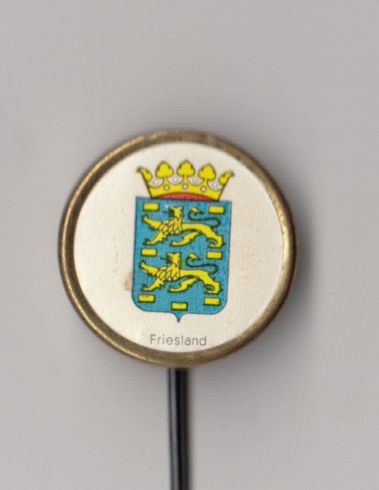 Provincie wapen Friesland speldje, Gebruikt, Niet vindbaar, Niet vindbaar, Speldje of Pin