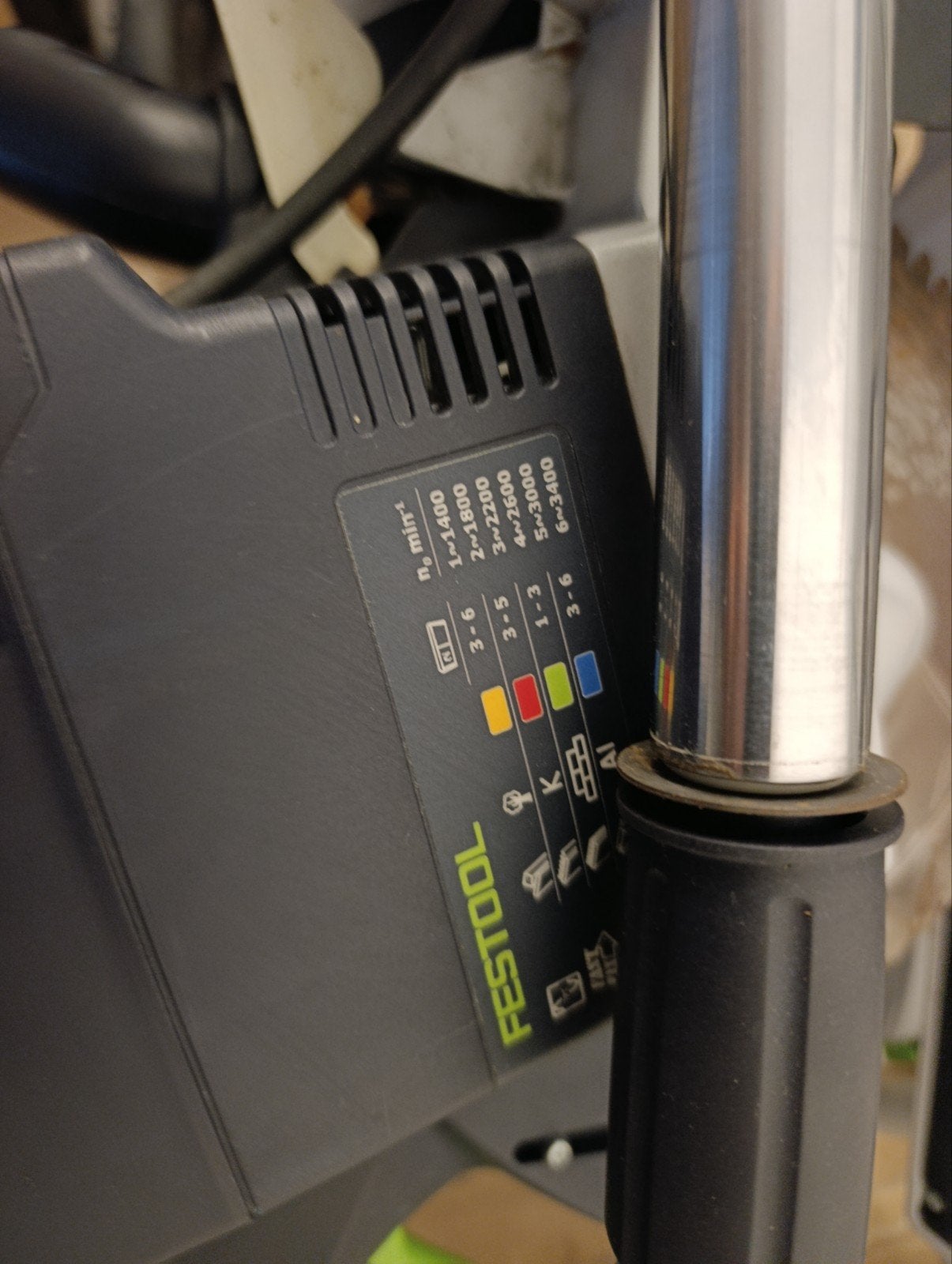 Festool Kapex Afkortzaag met onderstel, Ophalen, Gebruikt, 70 mm of meer, Afkortzaag