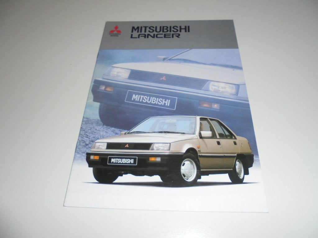 brochure Mitsubishi Lancer  1987, Ophalen of Verzenden, Zo goed als nieuw, Mitsubishi