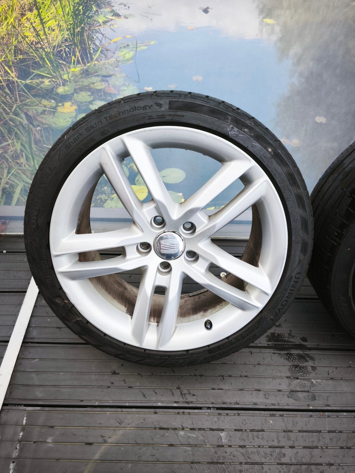 Set van 4 velgen Audi/Seat/Skoda/VW, Ophalen, 18 inch, Gebruikt, Banden en Velgen