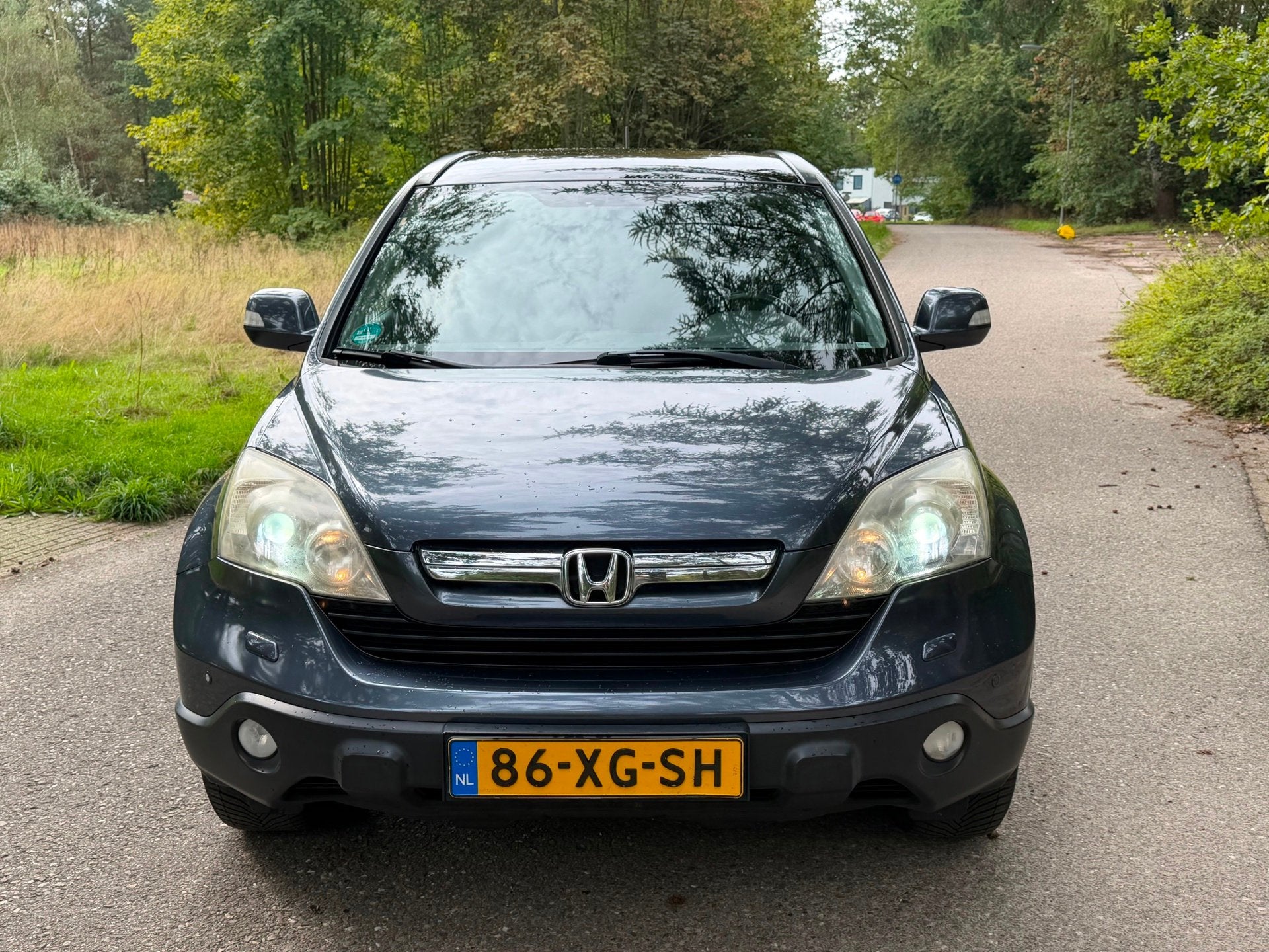 Honda CR-V 2.2D Executive 2007 VOL OPTIES PANO LEDER 4X4, Auto's, 15 km/l, Gebruikt, Zwart, 4 cilinders