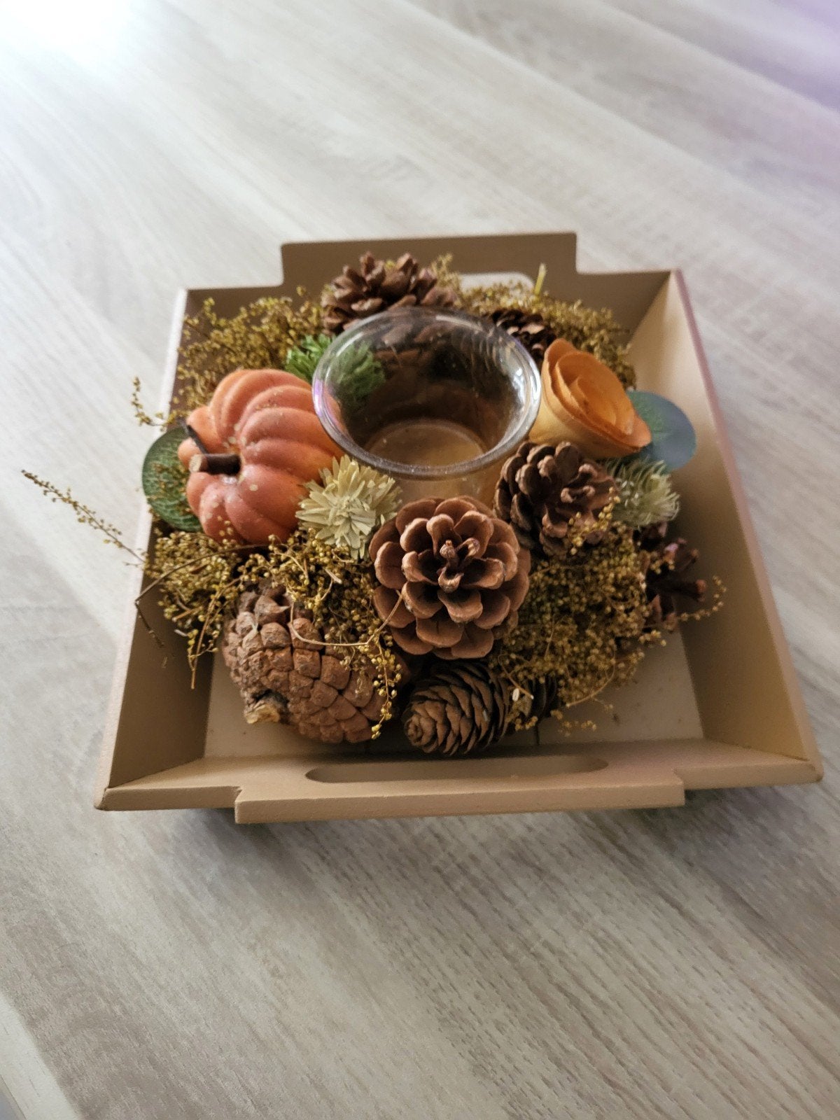 Klein Kunst herfst stukje op schaal, Ophalen