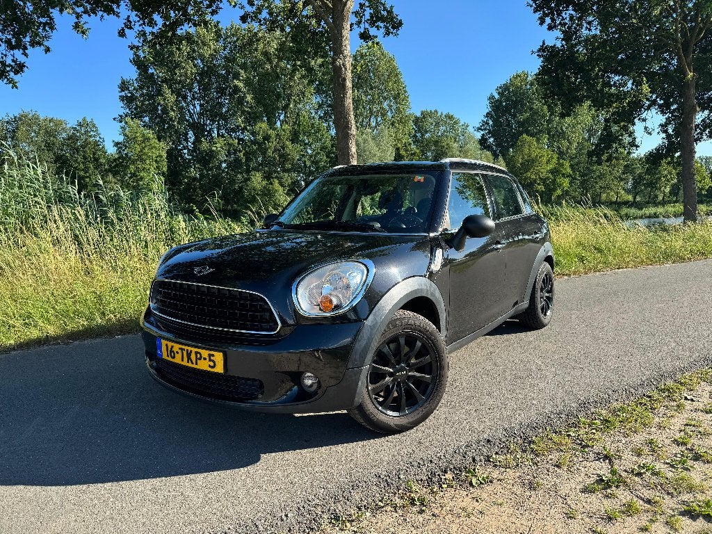 Mini Countryman 1.6 D // NIEUWE DISTRIBUTIEKETTING, Auto's, Voorwielaandrijving, Stof, Zwart, Origineel Nederlands