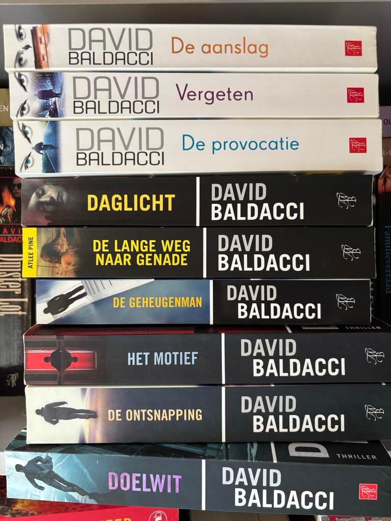 David Baldacci Thriller Boeken Collectie (20 stuks), Ophalen of Verzenden, Gelezen, Nederland