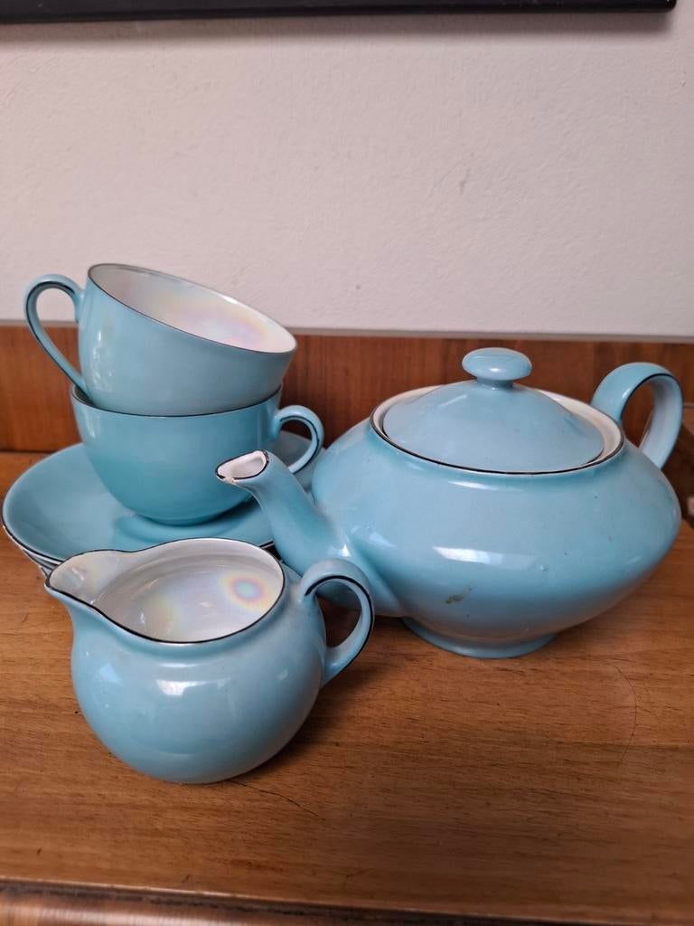 Vintage Victoria Theeservies - Tsjechoslowakije, Ophalen of Verzenden