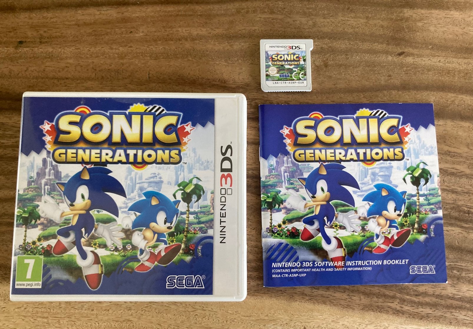 Sonic Generations Nintendo 3DS, Avontuur en Actie, 1 speler, Ophalen of Verzenden, Zo goed als nieuw
