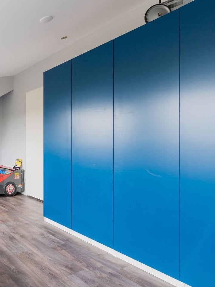 5x IKEA Pax Kastdeuren 200cm Blauw, Ophalen, Gebruikt, 200 cm of meer, 50 tot 100 cm