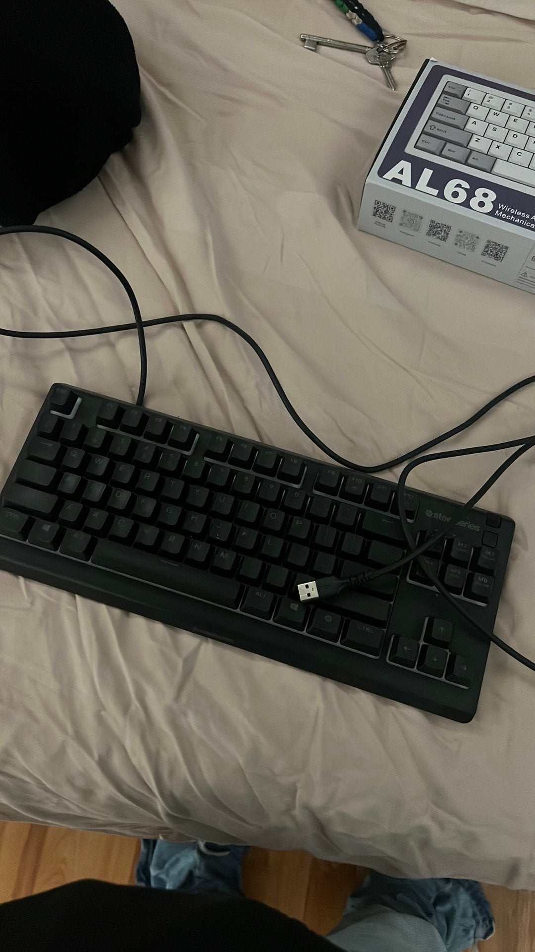 Steelseries keyboard, Verzenden